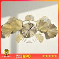 TaffHOME Luxury European Quartz Wall Clock BAOCE Movement 6168 60cm - 29222 Original 99 Square