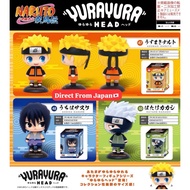 (Preorder) Japan Bandai Naruto Sasuke Itachi Kakashi Yura Yura Head Shakeable Figure