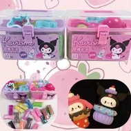 2024 Sanrio Kuromi Air Dry Plasticine Modeling Clay Educational 5D Toy For Children Gift Play Dough 24 Colors Light Playdough Slimes Kids Polymer Christmas present