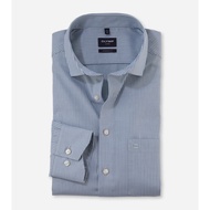 OLYMP LUXOR Shirt เสื้อเชิ้ตชาย สีเทา ทรงหลวม ใส่สบาย รีดง่าย  SPRI25 เสื้อทำงาน  เสื้อเชิ้ตทำงาน