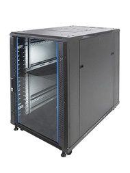 Indorack Rak Server IR9020G-20U Standing Close Rack 19" 20U Glass Door