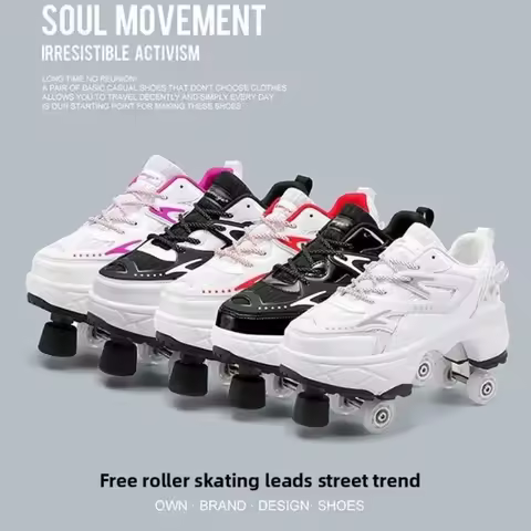 Rollers for Shoes Sports Shoes on Wheels Roller Skates for Girls Boys Roller Skates Skate Roller wit