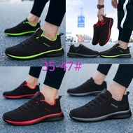 Sport Shoes - Unisex Black Light Running & Jogging Sneakers Size 35-47