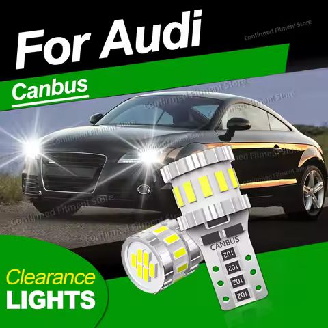 2PCS LED Clearance Light T10 Canbus No Error LED Car Bulbs For Audi TT MK1 MK2 8N 8N3 8N9 8J 8J3 8J9