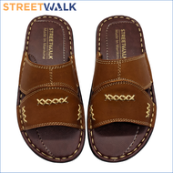 Streetwalk Footwear Marikina Leather Slippers & Sandals for Men Balat na Tsinelas Panlalaki (Code: M