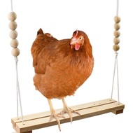 CAN99HT ใหญ่มากๆ ของเล่นแบบเหวี่ยงไก่ อุปกรณ์เสริมกรงนก ทนทานต่อการใช้งาน อุปกรณ์ไม้เสริม ปลอดภัยและปลอดภัย ไก่ไข่แม่ไก่ บันไดคอน