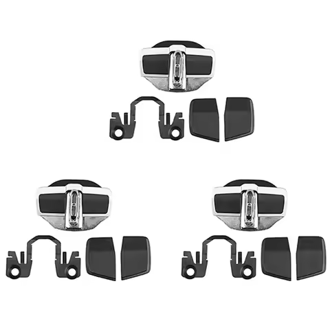 3Set Car For Door Lock Buckle Upgraded Stabilizer Cover Latches Stopper For Lexus-Toyota Series Elim
