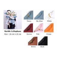 Retail Paper Book / CELLOPHANE MARBLE / Booking Paper / Flower Booking Paper / WRAPPING Paper / Flow
