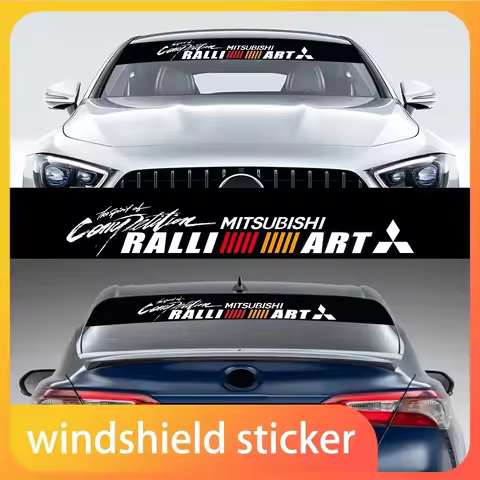 Car Front Rear Windshield Decoration Accessories Stickers For Mitsubishi ASX Lancer Pajero Outlander