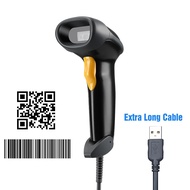 Eyoyo Wired 1D QR 2D Barcode Scanner, Handheld Bar Codes Reader CCD PDF417 Data Matrix Bar Code Imag