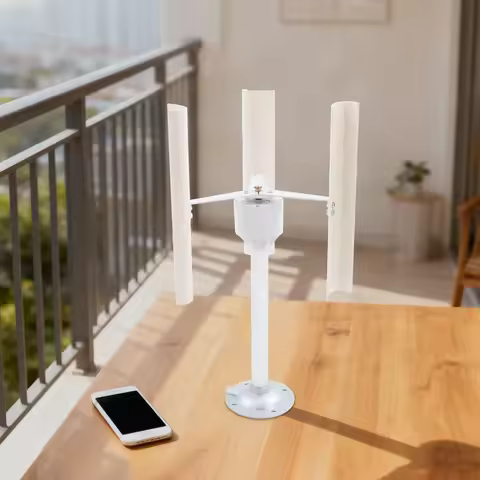 Vertical Axis Wind Turbine Model, 3-Blade Axis Wind Turbine Generator, Axis Wind Turbine Generator w