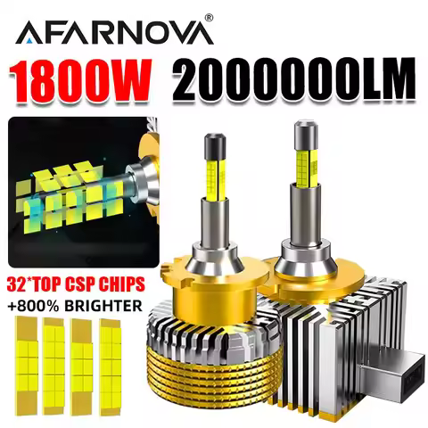 1800W 360 D1S D3S D2S D4S Led Car Headlight Canbus Xenon Bulb HID 6000K Plug and Play Led 1:1 Turbo 