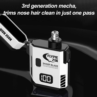 Portable Electric Nose Hair Trimmer Mini Painless Nose Trimmer Rechargeable Digital Display Nose Tri