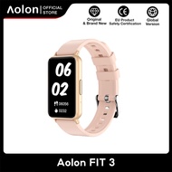 Aolon FIT 3 สมาร์ทวอทช์ IP67 กันน้ํา นาฬิกาวิ่ง 16 มม สายบาง 100 โหมดออกกําลังกาย โทรบลูทูธ อัตราการ