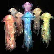 Jellyfish Lampu Lantern Mermaid Parti Hias Gantung Lampion Dekorasi