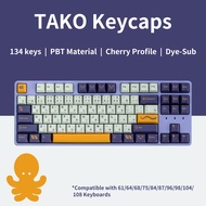 [SG Local Stock] Tako Keycaps | Cherry Profile | PBT Dye-Sub | Royal Kludge Tecware Keychron Akko Keycap
