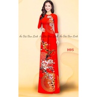 (A530) Áo dài in 3D mẫu rẻ và đẹp - Áo Dài Đan Linh