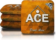 CornholeAce Dual Aces - Orange (Set of 4 Bags) - ACE Pro Stamped