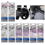[deevoka] Bike Chain 8-11 Speed 116 Links Chain for Folding Bike Racing MTB Sports