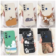Tecno Pop 5 LTE BD4 BD4a BD4i Cute Funny Style Soft Silicone Case Tecno Pop5 Lte Lens Protective Cas