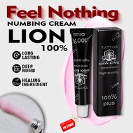 LION 100% Tattoo Numbing Cream - Pain Relief for Tattoos, Eyebrows, Lips, Anesthetic Cream,Effect