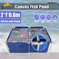 Kolam Kanvas Keli/Tilapia/Guppy/Betta Ternak Udang Ikan Canvas Pond For Shrimp & Fish Galvanized ste