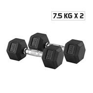 Hexagon Dumbell 7.5KG ( 1 Pair )