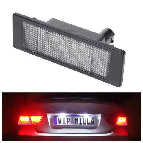 For BMW LED License Number Plate Lamp 1 Series E81 E87 E63 E64 M6 E85 E86 Z4 F12 F13 F20 K48 Xenon W