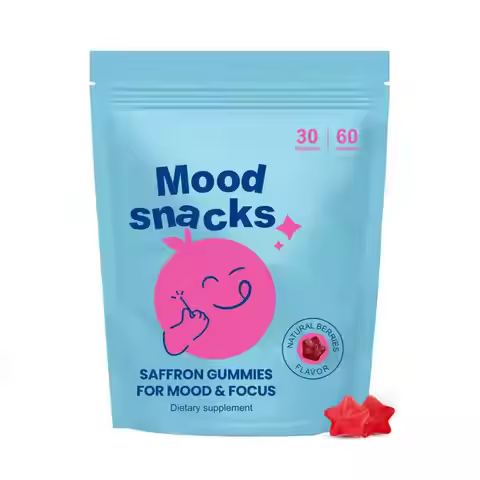 Saffron Gummies for Kids Adults, Mood Magic Supplement for Mood, Calm & Focus Support with Saffron E
