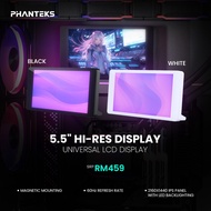 # Phanteks 5.5” Hi-Res Universal LCD Display, 60hz refresh rate, 2160x1440 IPS Panel # [ Black/White