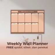 A2 size Wall planner / Schedule Board / Schedule Board / Weekly Planner / planner 2022