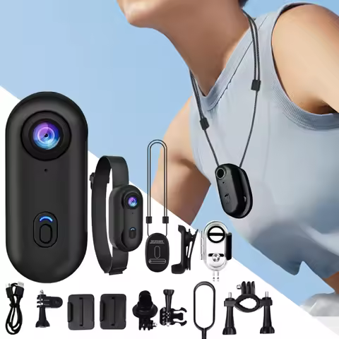 Mini Action Camera 1080P Pocket Thumb Camera 170 Degree Wide Angle Video Recorder Sports Camera trav