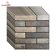 Yenhome DIY Brick Tiles Kitchen Backsplash Self Adhesive Wallpaper Peel and Stick 3D