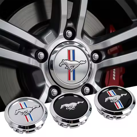 4Pcs 68mm Car Wheel Center Hub Cap Rim Cover Stickers For Ford Focus Mk7 Mk2 Mk3 Fiesta Ranger Kuga 