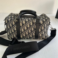 Dior迪奧 Lingot26 老花波士頓手提單肩包 中號男女同款，22年編碼款