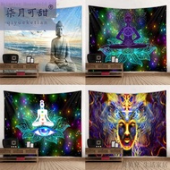 Seven Chakra Yoga Decoration Wall Design Hanging Cloth Meditation Sofa Background