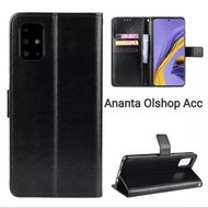 Flip Cover Samsung A71 2020 Case Wallet Leather Galaxy A71 Sarung Hp