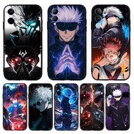 Black silicone phone case Anime Jujutsu Kaisen cartoon Gojo Satoru Sukuna for Vivo U3 Y19 S1 S16 S17