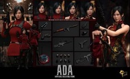 MTTOYS018 Master Team 1/6 ADA WONG 新版 雙可動眼頭雕, 雙鉑金矽膠鋼骨女素體  兩套衫, 可砌兩個不同造型 ! 全新現貨 可面交可入數寄順豐到付 議價不回!