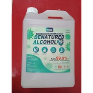 Denatured alcohol 75% leaves hands feeling soft & refreshed sanitizer