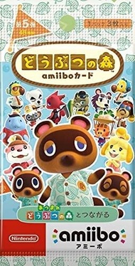 任天堂 - Switch 動物之森 Amiibo 咭 (第5彈, 3張卡)