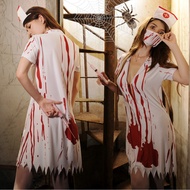 Halloween Ghost Nurse Costume - Spooky Design