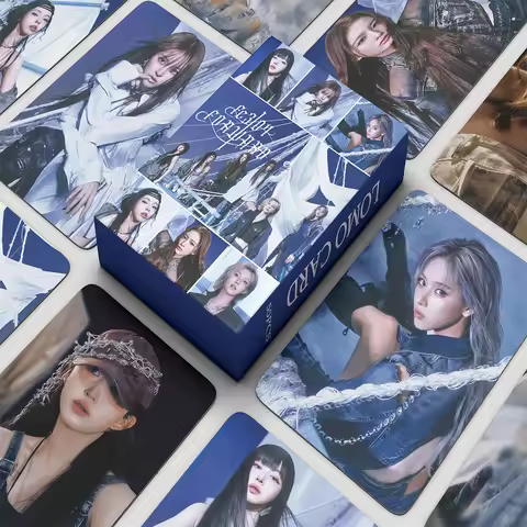 55pcs/set Kpop NMIXX MIXXPEDIA:PICK LA AD MARE Photocards Album Lomo Cards NMIXX Photo Cards LILY HA