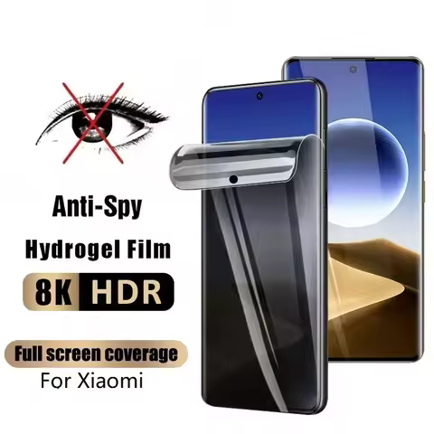 Privacy Hydrogel Film For Xiaomi Redmi Note 6 Pro 7 7S 9 9S Max 5 Plus 5A 6A 4X S2 Go K20 4 Global V