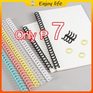 30 Hole Loose-Leaf Plastic Binding Ring DIY Notebook Binding Spiral Rings For A4 A5 A6 A7 B5 Paper