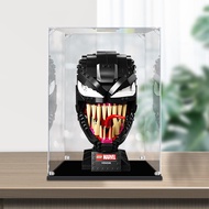 [Transparent Display Box] Acrylic Display Box Suitable for Lego 76187 Venom Diffuse Helmet Figure Mo