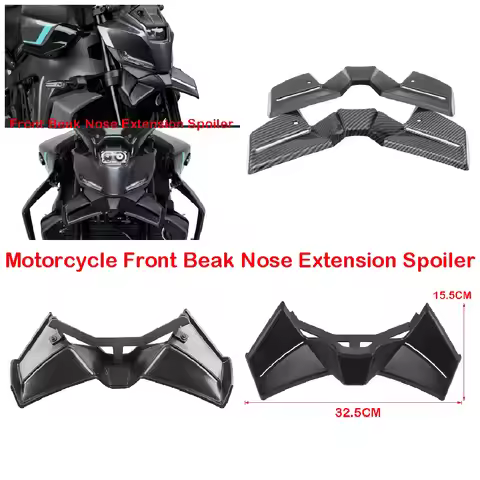 Fits for Yamaha MT09 V4 MT-09 ABS SP 2024-2026 Motorcycle Front Beak Nose Aerodynamic Downforce Spoi