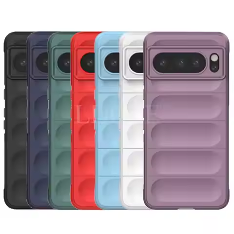For Google Pixel 8 Pro Case Silicone Cover Pixel 8 Pro 7 Pro 7A 6A Cover Shockproof Rubber Phone Pro