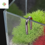 RADIV Air Tube Connector 1PC U-Shape Heavy Duty Stainless Steel Durable Oxygen Pump Air Pipe Connect