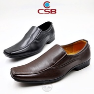 CSB รองเท้าหนังนักศึกษา รองเท้าหนังทำงาน คัทชูชาย สีดำ น้ำตาล รุ่น CM592 ไซส์ 40-45